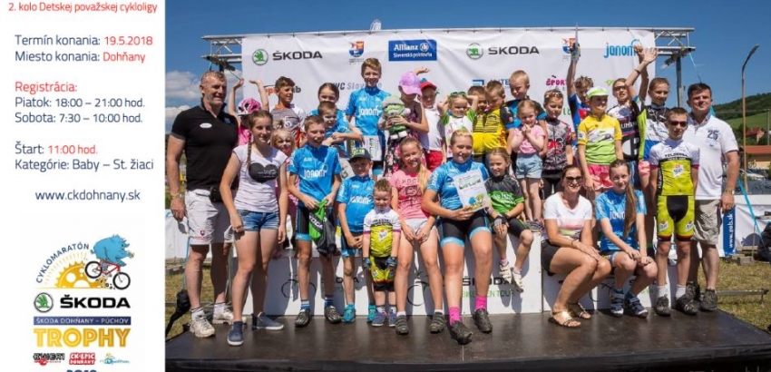 ŠKODA Detský cyklomaratónik a 2. kolo Detskej považskej cykloligy, 19.5.2018